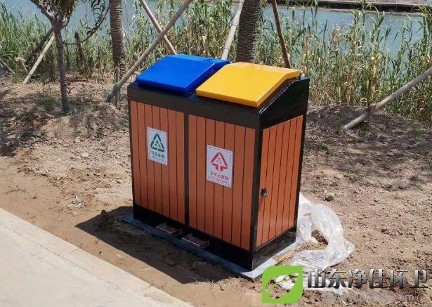 經典腳踏分類果皮箱WJ-8120